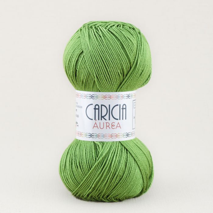 LANA CARICIA Aurea 80g 260m verde - Sugar Decor