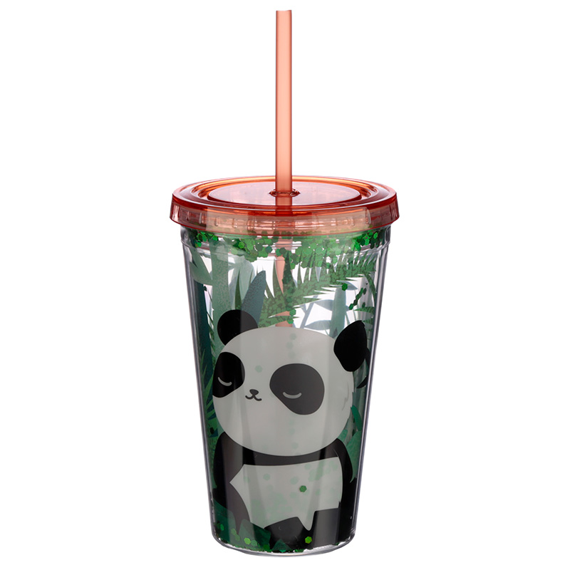 Vaso doble pared con panda al interior 2