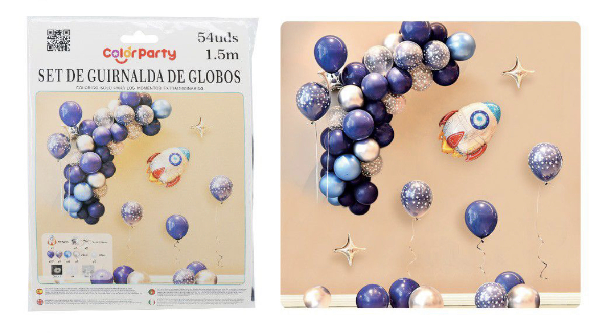 SET DE GUIRNALDA GLOBOS - Sugar Decor